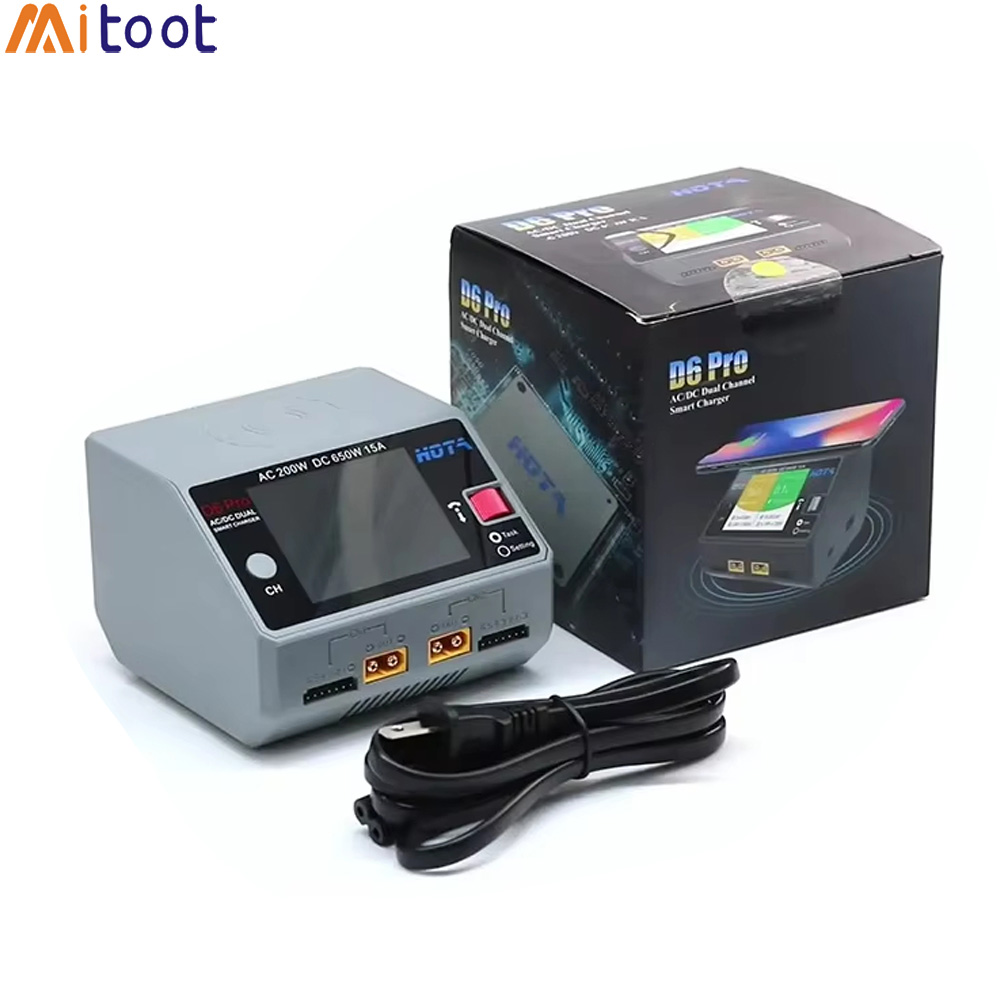 Hota D6 Pro Dual Lipo Charger - شاحن بطارية ذكي HOTA D6 Pro