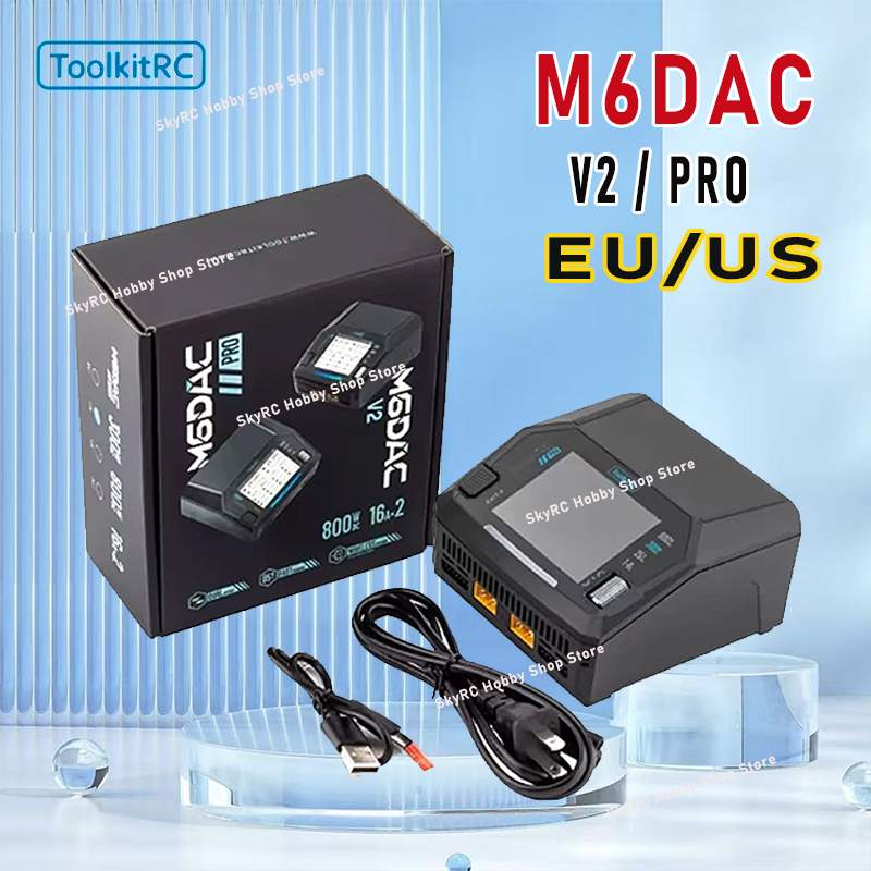 Toolkitrc M6Dac Smart Charger - شاحن ذكي ثنائي القناة ToolkitRC M6DAC