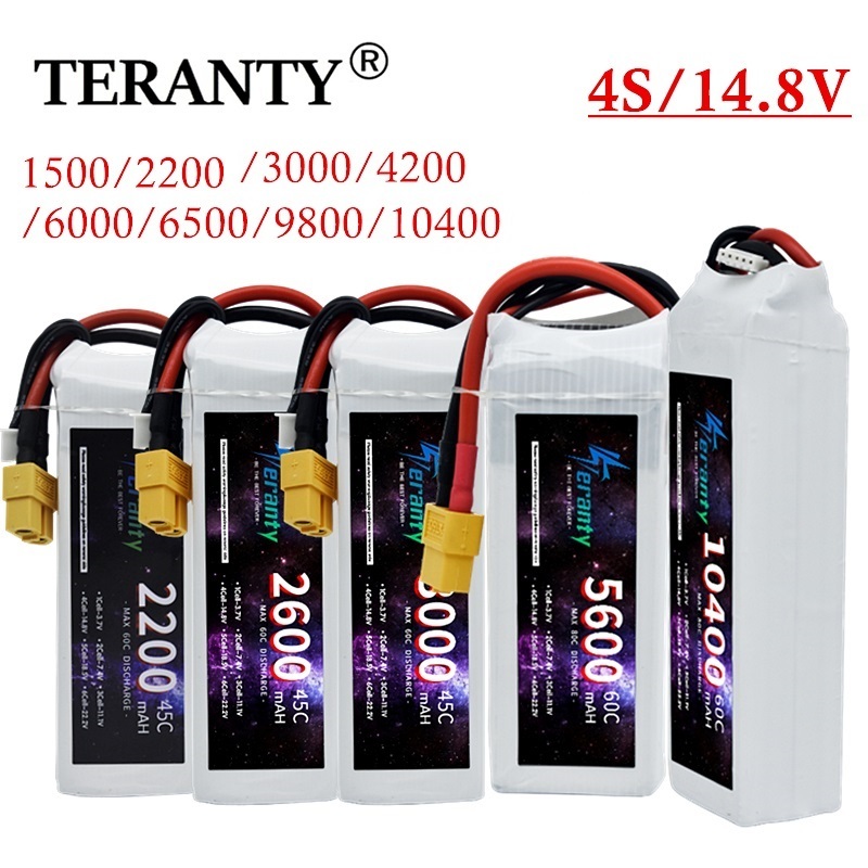 4S Lipo Battery 14.8V 6000Mah - بطارية ليثيوم بوليمر RC بجهد 14.8