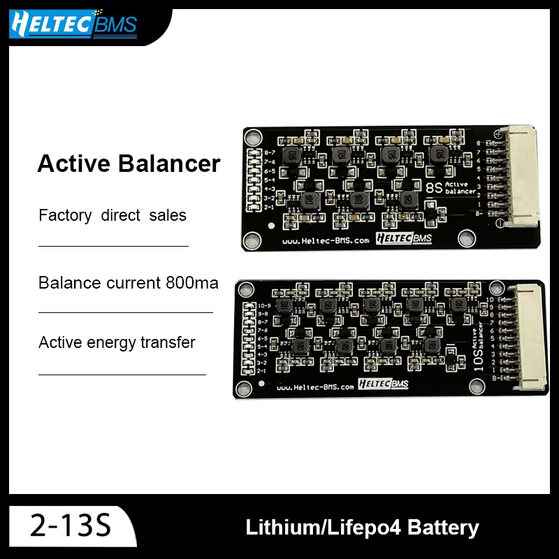 12S Lipo Battery Balancing Board - لوحة موازنة نشطة 0.8 أمبير لنقل
