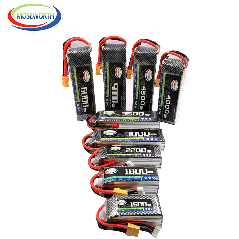4S Lipo Battery 14.8V 6000Mah - 2S 3S 4S 6S RC يبو