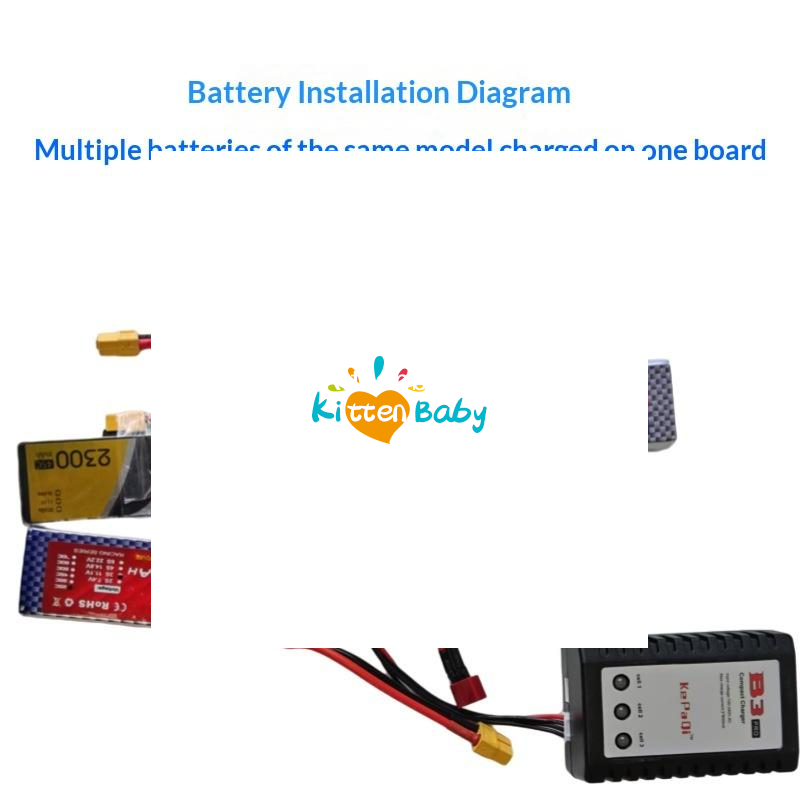 12S Lipo Battery Balancing Board - مجموعة واحدة من شاحن بطارية RC