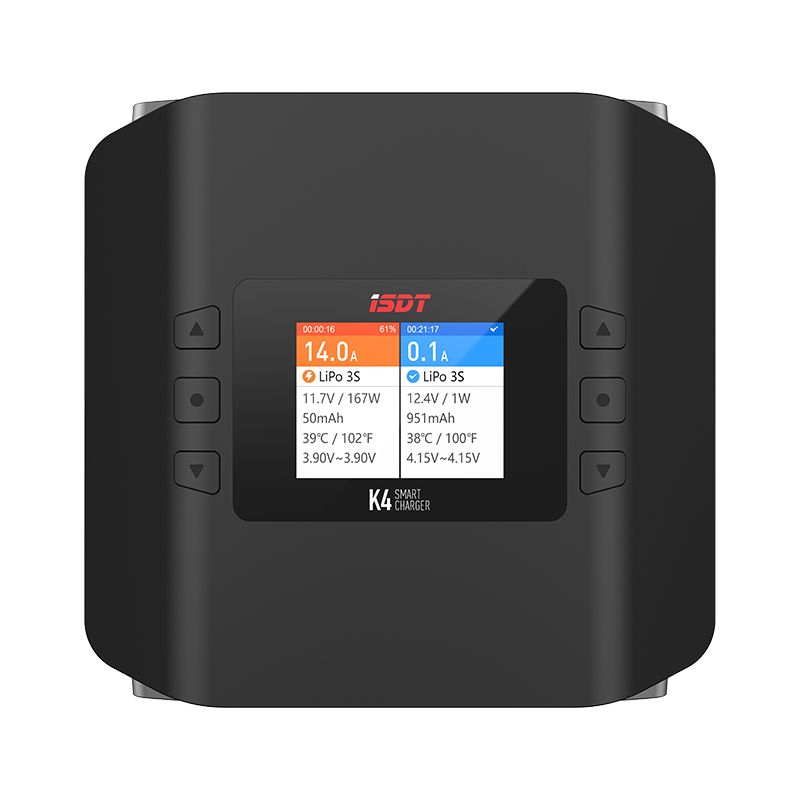 Isdt K4 Dual Lipo Charger - شاحن ومفرغ بطاريات ليثيوم بوليمر ISDT