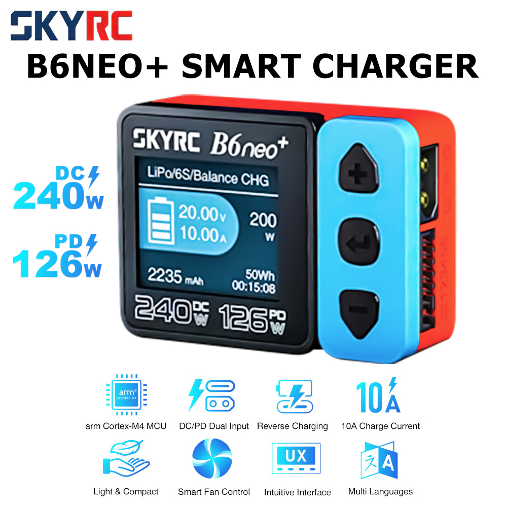 Skyrc B6 Neo Smart Charger - شاحن SkyRC B6 neo الذكي بقدرة
