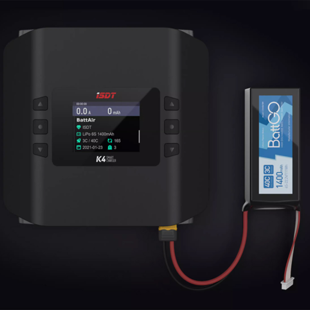 جديد ISDT K4 ثنائي القناة مواز - مراجعة Isdt K4 Dual Lipo Charger وسعره