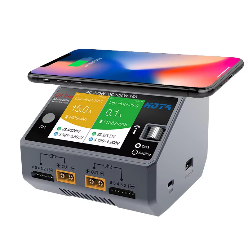 شاحن بطارية ذكي HOTA D6 Pro أس - مراجعة Hota D6 Pro Dual Lipo Charger وسعره