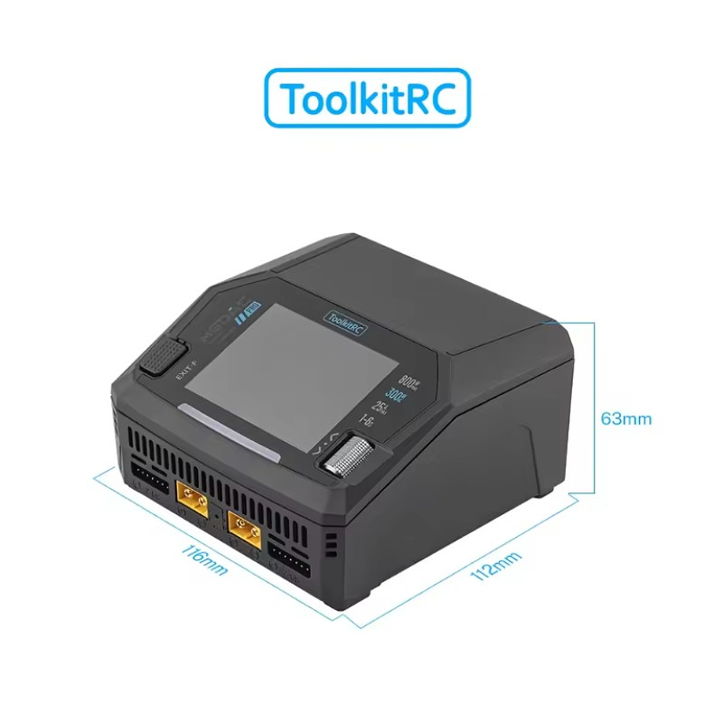 شاحن ذكي ثنائي القناة ToolkitR - مراجعة Toolkitrc M6Dac Smart Charger وسعره