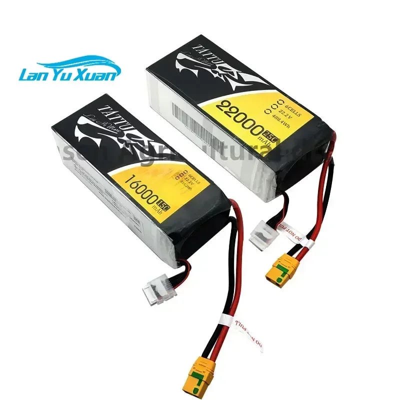 TATTU 22000mAh 22.2V 6S 488wh  - مراجعة Tattu 6S 22000Mah Lipo Battery وسعره