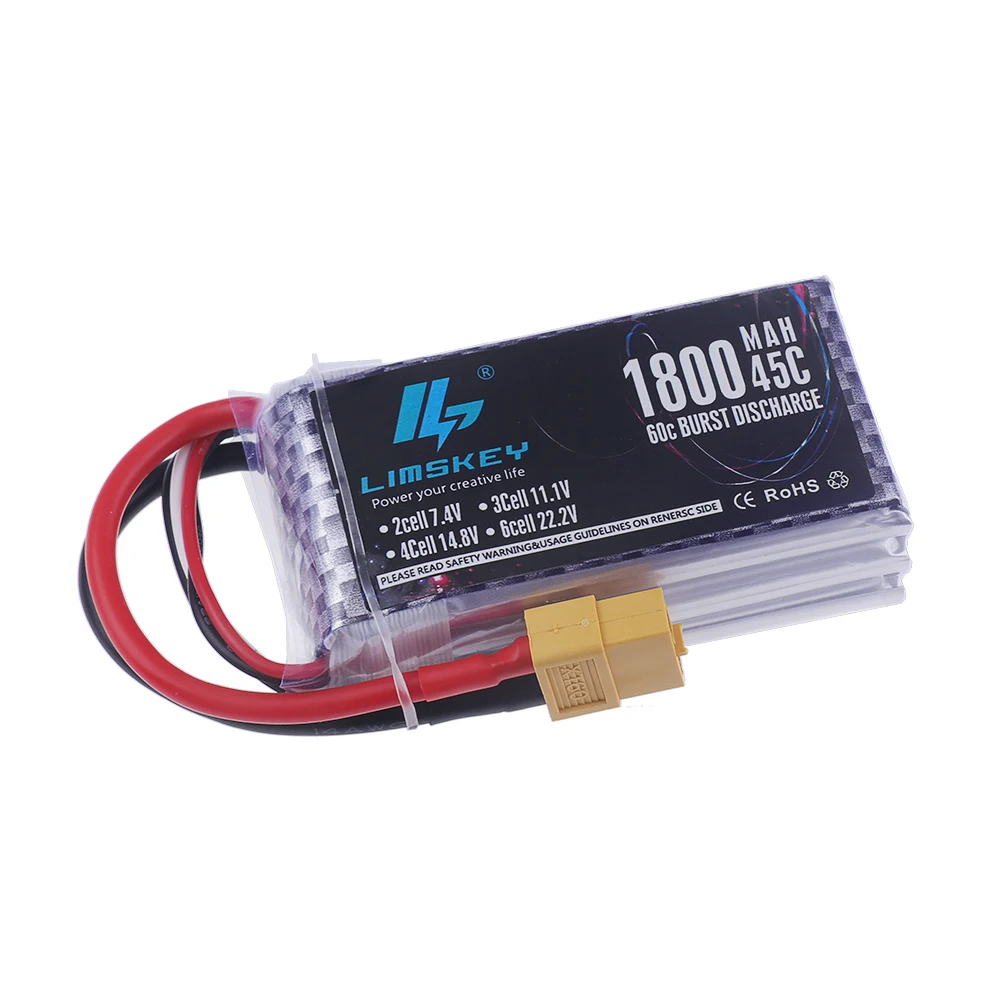 2S 3S 4S 6S يبو بطارية 7.4V 11 - مراجعة 4S Lipo Battery 14.8V 6000Mah وسعره