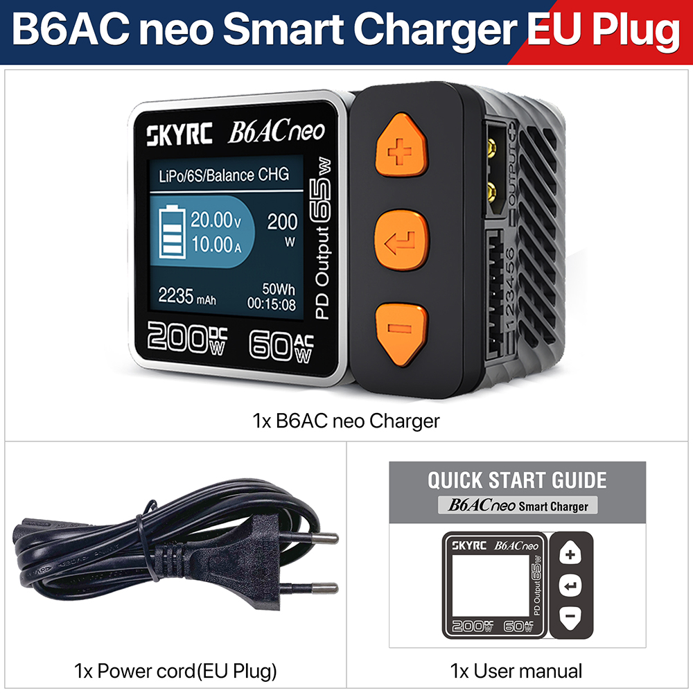 SKYRC B6ACneo شاحن تيار مستمر  - مراجعة Skyrc B6 Neo Smart Charger وسعره