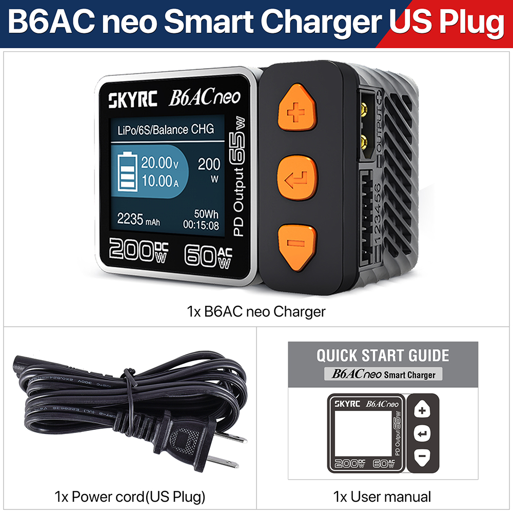 SKYRC B6ACneo شاحن تيار مستمر  - مراجعة Skyrc B6 Neo Smart Charger وسعره
