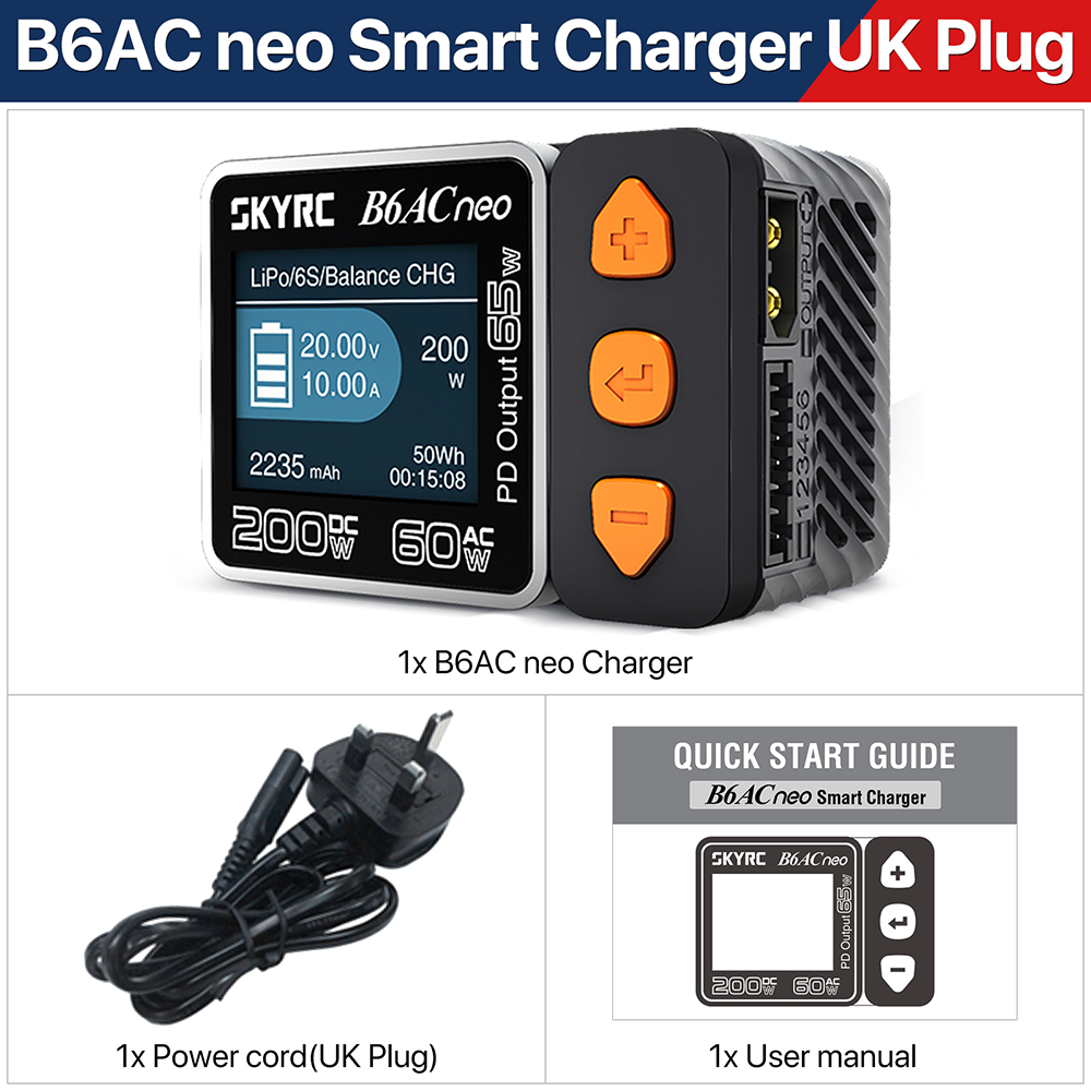 SKYRC B6ACneo شاحن تيار مستمر  - مراجعة Skyrc B6 Neo Smart Charger وسعره