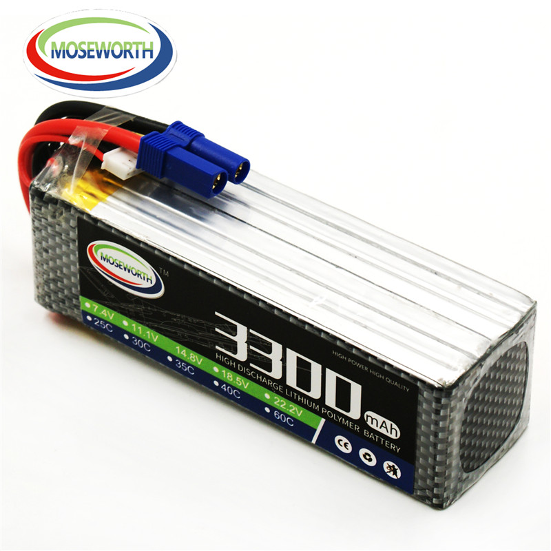 بطارية طائرة بدون طيار من الجر - مراجعة 6S Lipo Battery 22.2V 5000Mah وسعره