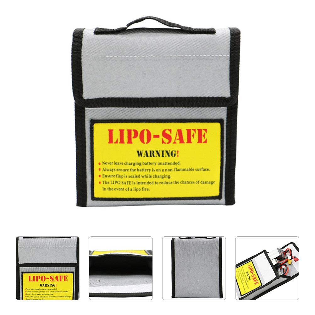 حقيبة تخزين بطاريات مقاومة للح - مراجعة Lipo Battery Fireproof Safety Charge Box وسعره