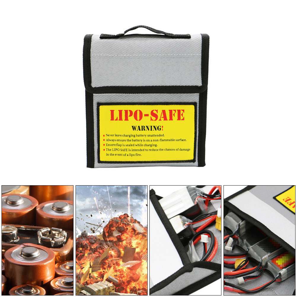 حقيبة تخزين بطاريات مقاومة للح - مراجعة Lipo Battery Fireproof Safety Charge Box وسعره