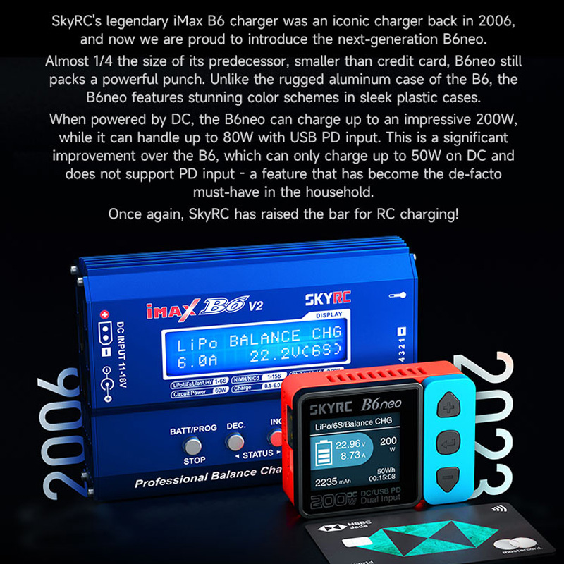 SkyRC B6 Neo شاحن ذكي 200 واط  - مراجعة Skyrc B6 Neo Smart Charger وسعره