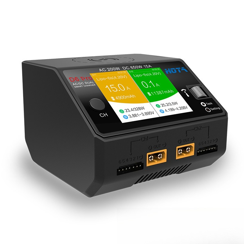 شاحن توازن HOTA D6 Pro بقوة 65 - مراجعة Hota D6 Pro Dual Lipo Charger وسعره