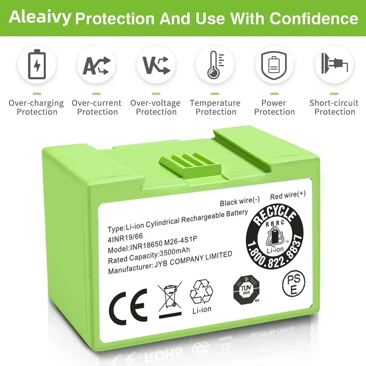 بطارية بديلة I7 بسعة 5000 مللي - مراجعة 4S Lipo Battery 14.8V 6000Mah وسعره