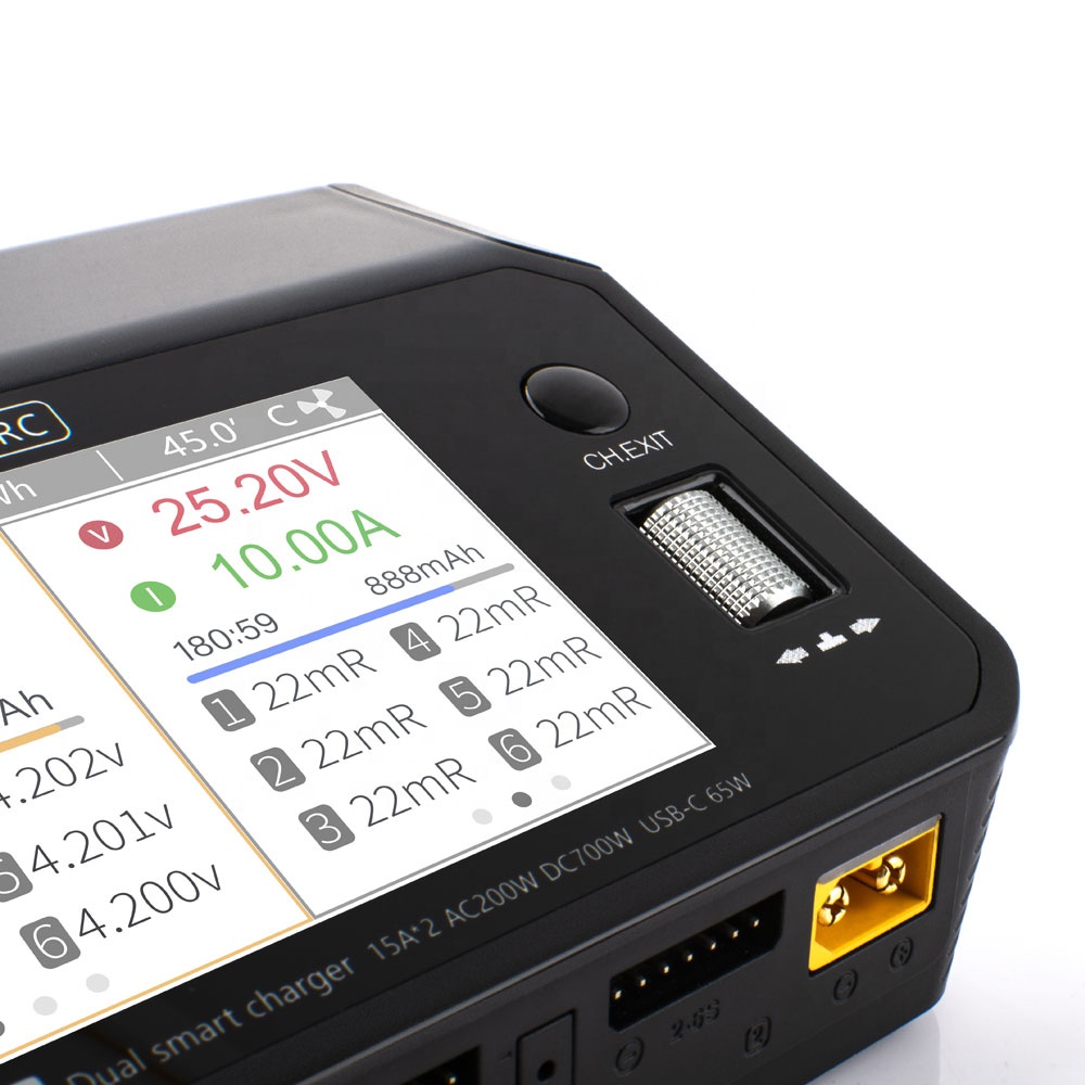 شاحن ذكي مزدوج Toolkitrc M6DAC - مراجعة Toolkitrc M6Dac Smart Charger وسعره