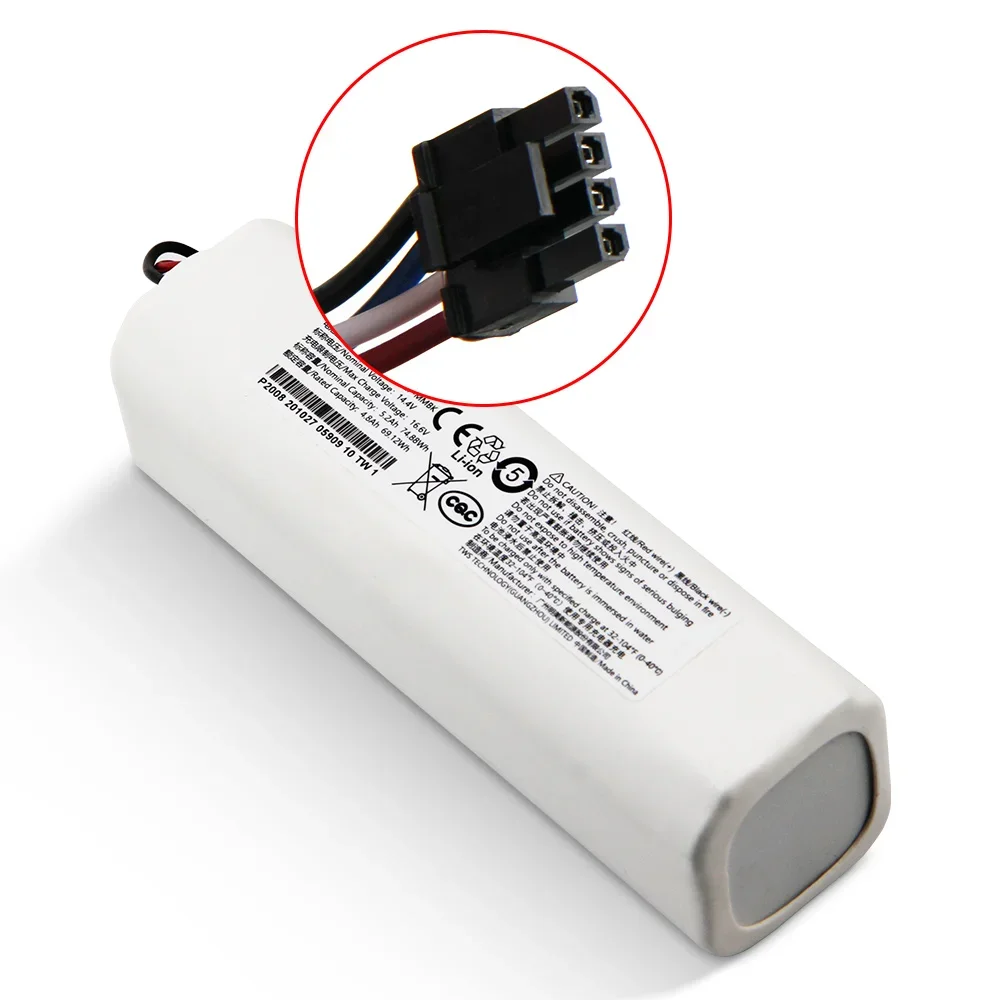 بطارية بديلة 14.4 فولت P2008-4 - مراجعة 4S Lipo Battery 14.8V 6000Mah وسعره