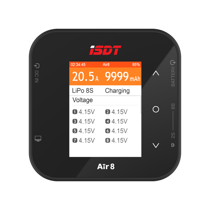دعم الشاحن الذكي ISDT-Air 8 ،  - مراجعة Isdt Air8 8S Lipo Charger وسعره