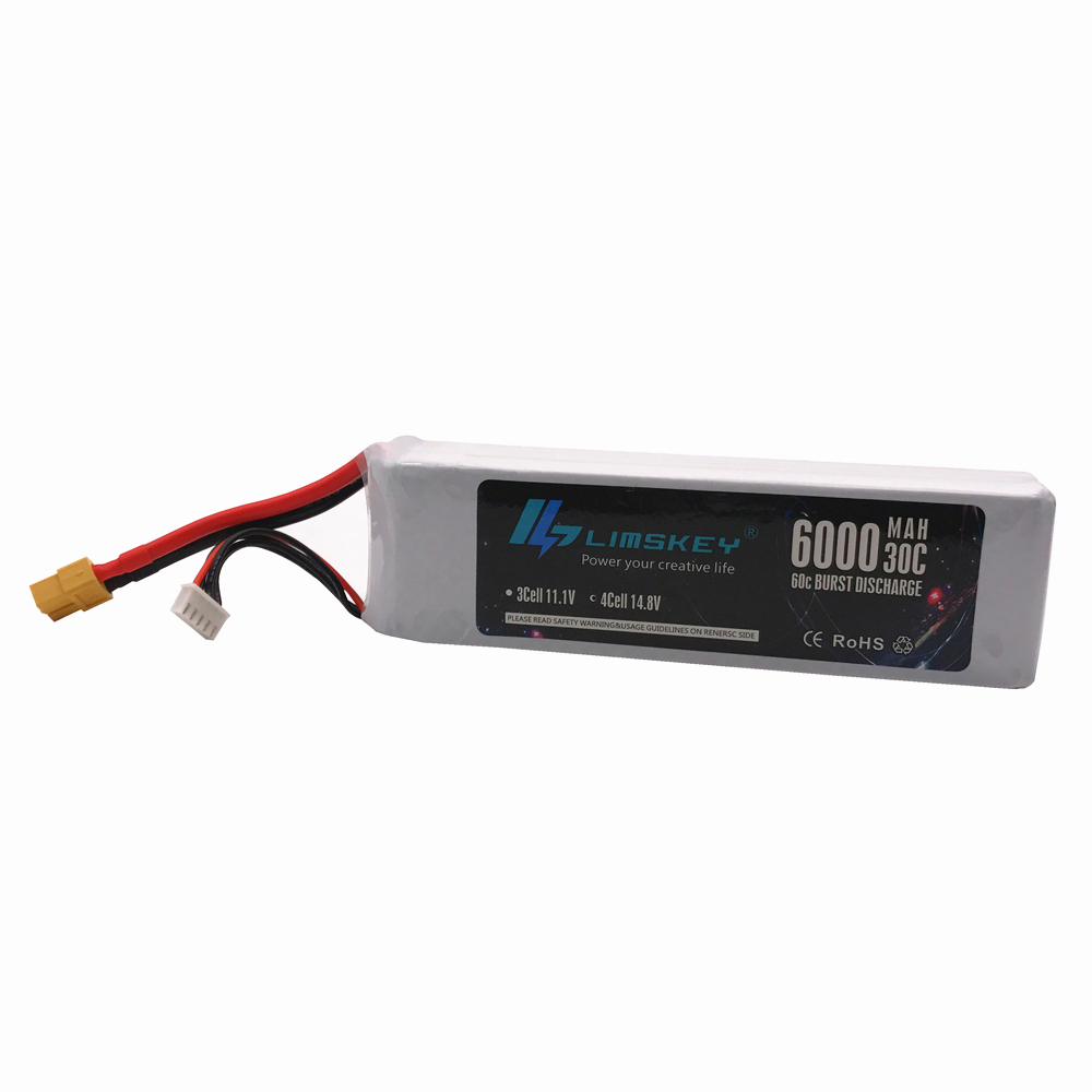 Lismkey 14.8 فولت 6000 مللي أم - مراجعة 4S Lipo Battery 14.8V 6000Mah وسعره