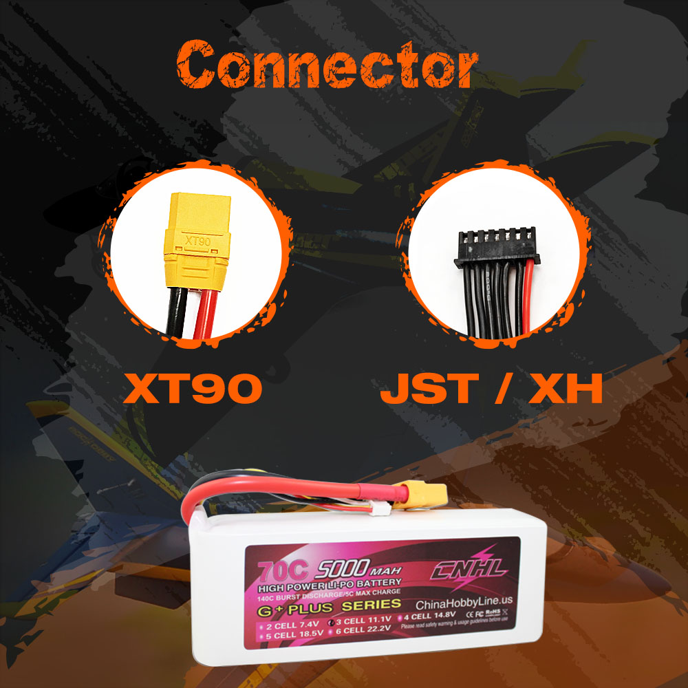 CNHL يبو بطارية 3S 4S 6S 11.1V - مراجعة 6S Lipo Battery 22.2V 5000Mah وسعره