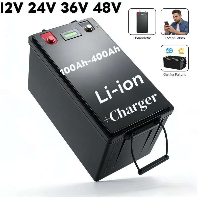 بطارية ليثيوم مع نظام إدارة ال - مراجعة Lifepo4 12V 100Ah Bms Bluetooth وسعره