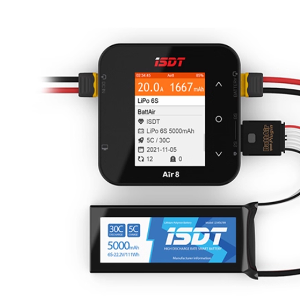 جديد ISDT Air8 يبو شاحن بطارية - مراجعة Isdt Air8 8S Lipo Charger وسعره