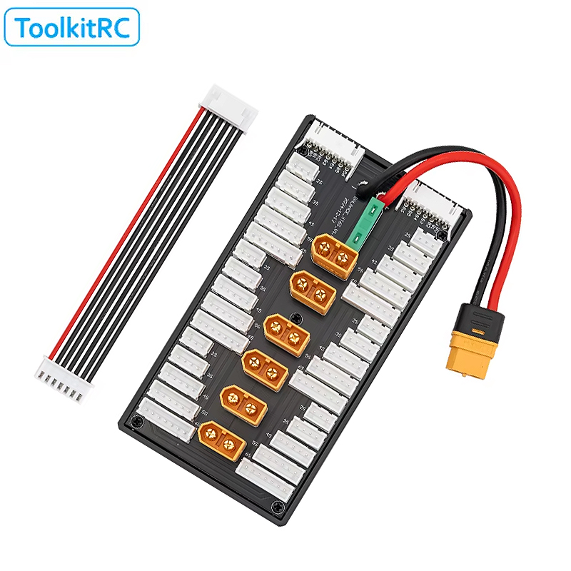 متعدد 2S-6S يبو موازية شحن مجل - مراجعة 12S Lipo Battery Balancing Board وسعره