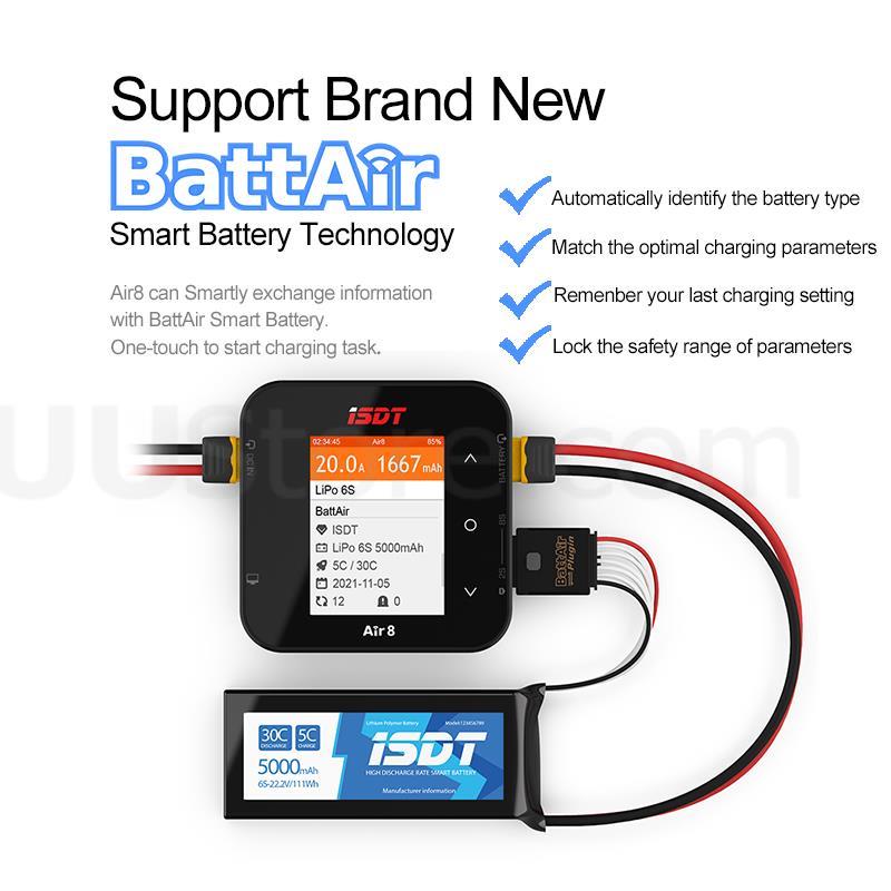 جديد ISDT Air8 يبو شاحن بطارية - مراجعة Isdt Air8 8S Lipo Charger وسعره