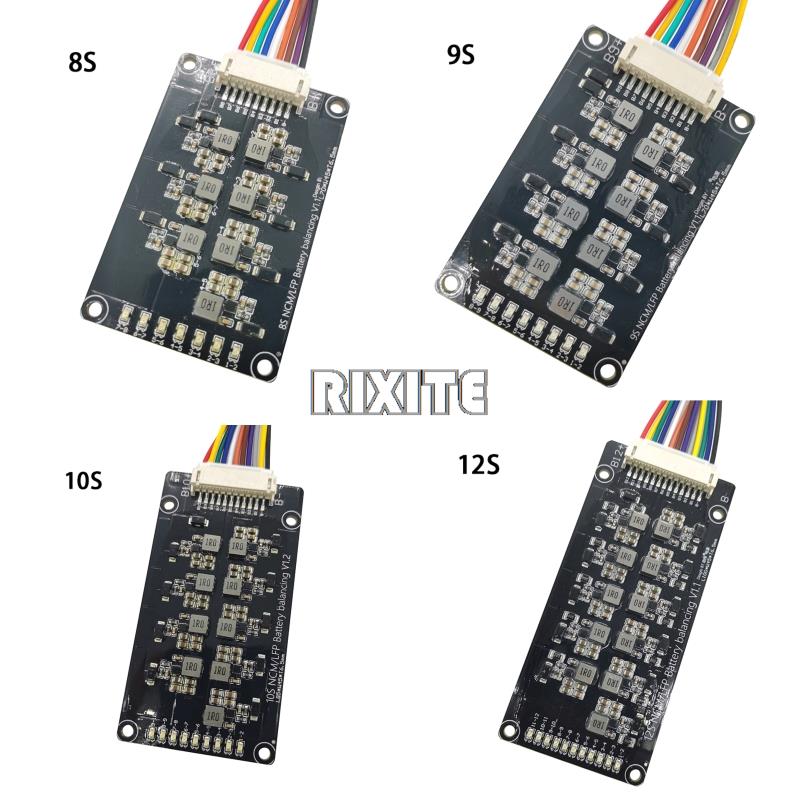 لوحة موازن نشطة BMS 8S 9S 10S  - مراجعة 12S Lipo Battery Balancing Board وسعره