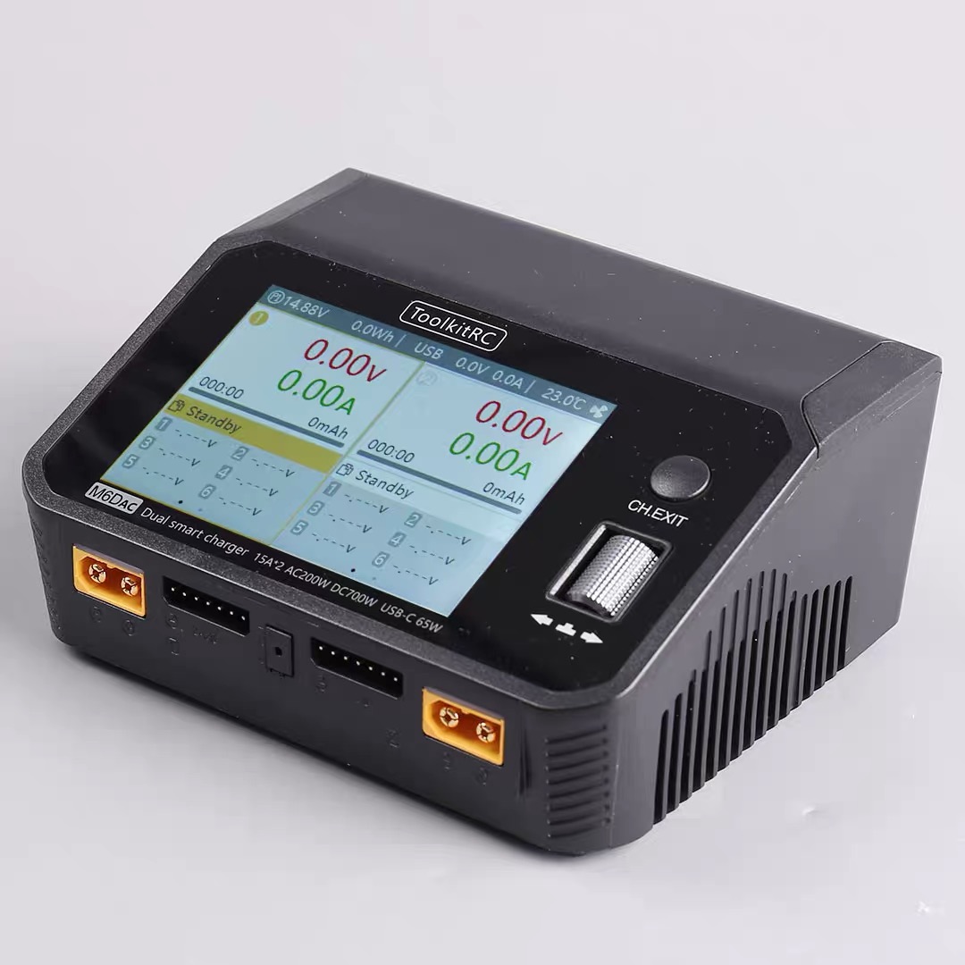 ToolkitRC M6DAC 350W X 2 USB-C - مراجعة Toolkitrc M6Dac Smart Charger وسعره