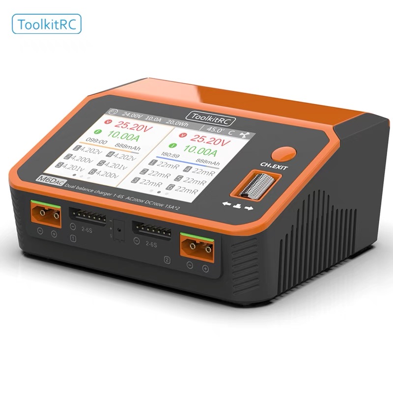 ToolkitRC M6DAC 350W X 2 USB-C - مراجعة Toolkitrc M6Dac Smart Charger وسعره