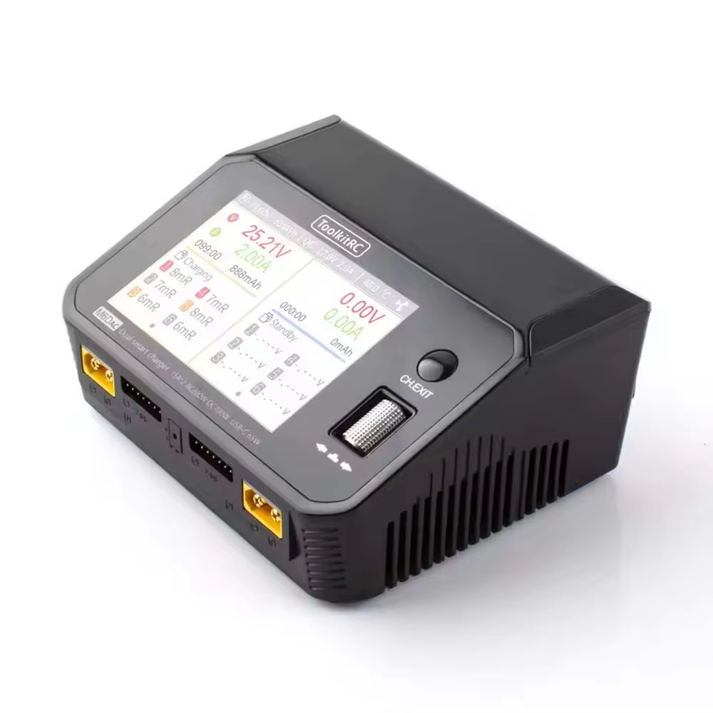 ToolkitRC M6DAC شاحن ذكي مزدوج - مراجعة Toolkitrc M6Dac Smart Charger وسعره