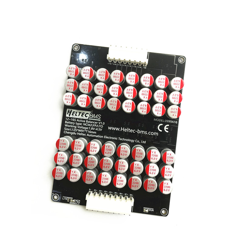 هيلتك 16S 5A مُوازن توازن نشط  - مراجعة 12S Lipo Battery Balancing Board وسعره