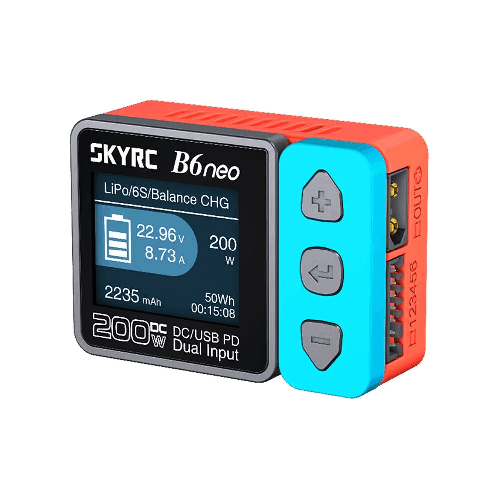 شاحن بطاريات ليثيوم بوليمر Sky - مراجعة Skyrc B6 Neo Smart Charger وسعره