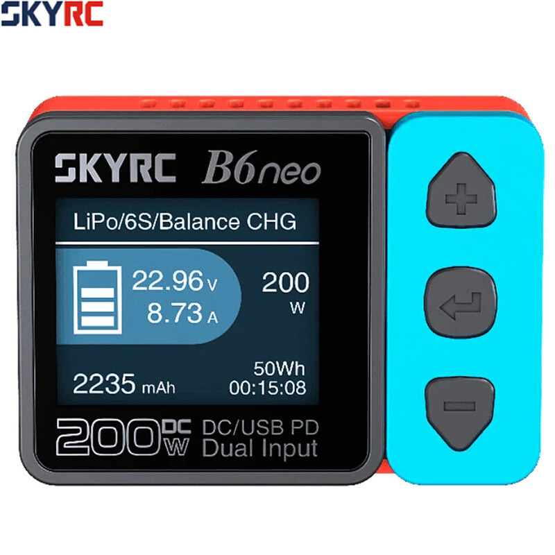 شاحن بطاريات ليثيوم بوليمر Sky - مراجعة Skyrc B6 Neo Smart Charger وسعره