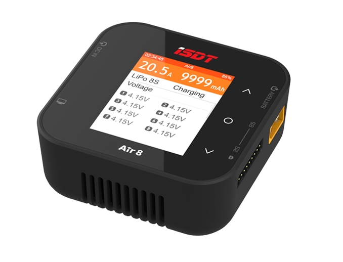شاحن توازن Air8 500W 20A 1-8S  - مراجعة Isdt Air8 8S Lipo Charger وسعره