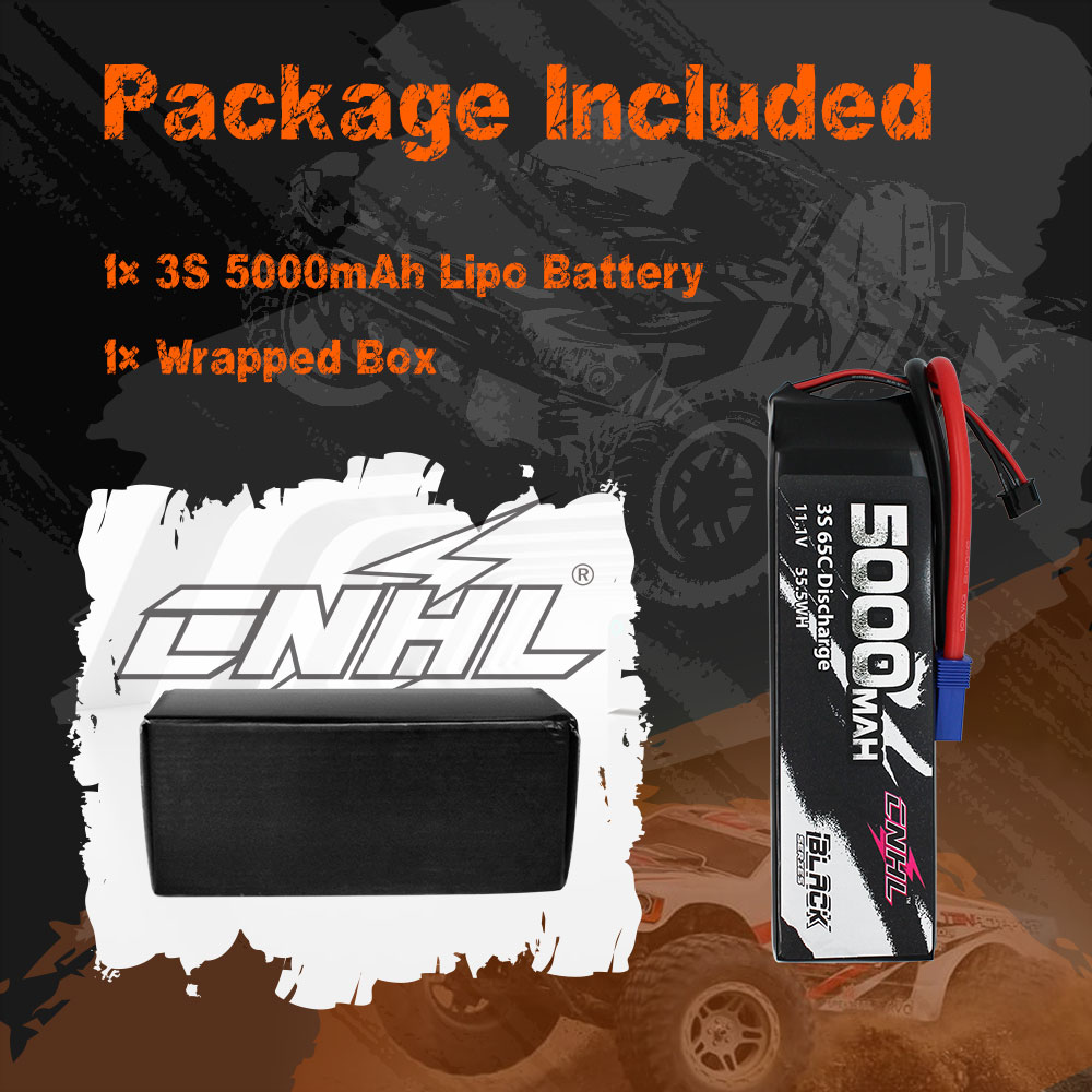 بطارية cnhl-liلسيارة بتحكم عن  - مراجعة 6S Lipo Battery 22.2V 5000Mah وسعره