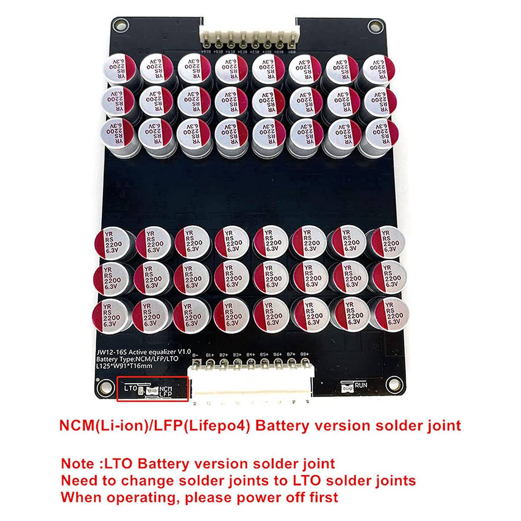 ABZZ-2X 12S 13S 14S 15S 16S مو - مراجعة 12S Lipo Battery Balancing Board وسعره