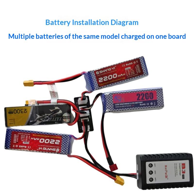 مجموعة واحدة من شاحن بطارية RC - مراجعة 12S Lipo Battery Balancing Board وسعره