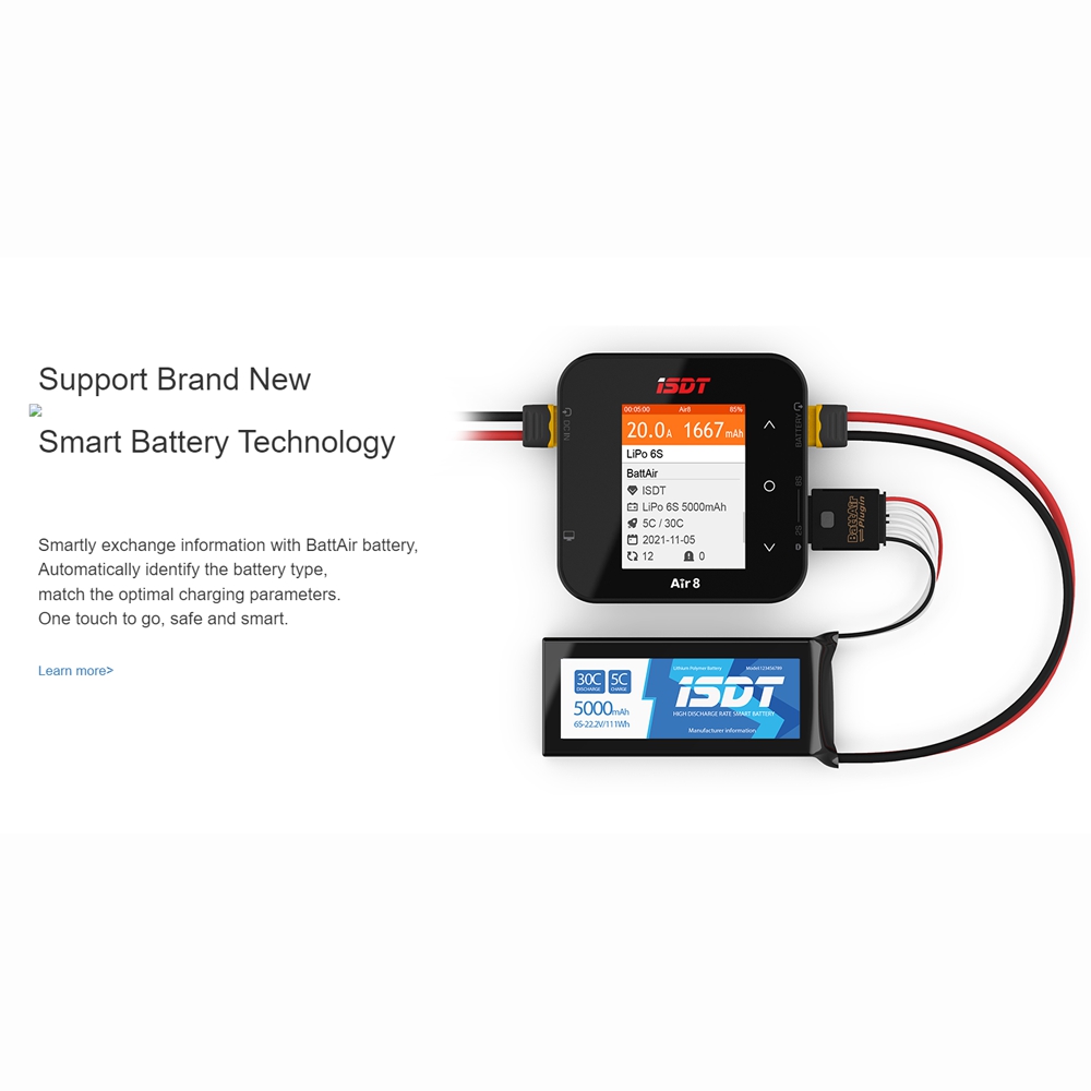 شاحن ومفرغ بطاريات ISDT Air8 ا - مراجعة Isdt Air8 8S Lipo Charger وسعره