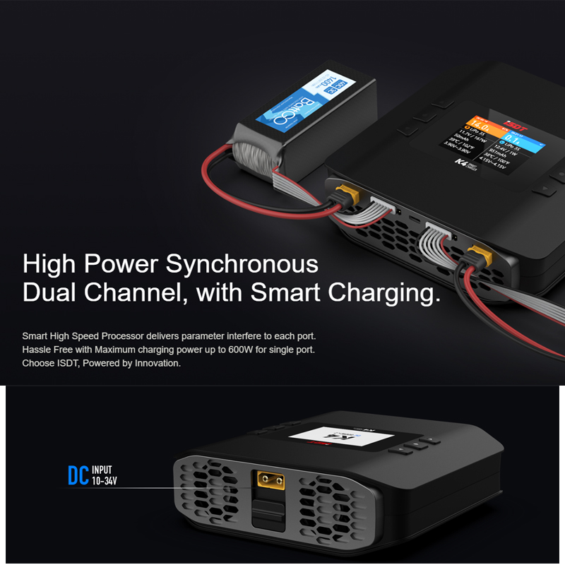 ISDT K4 1 ~ 8S بطارية ليثيوم ش - مراجعة Isdt K4 Dual Lipo Charger وسعره