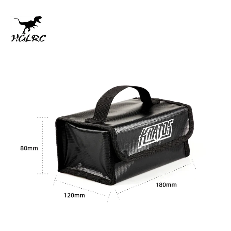حقيبة HGLRC لدعم أسفل الظهر وح - مراجعة Lipo Battery Fireproof Safety Charge Box وسعره