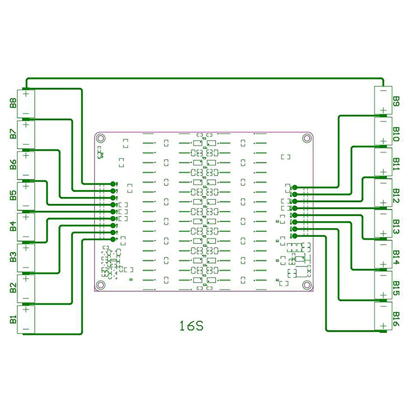 4X 12S 13S 14S 15S 16S موازن ا - مراجعة 12S Lipo Battery Balancing Board وسعره
