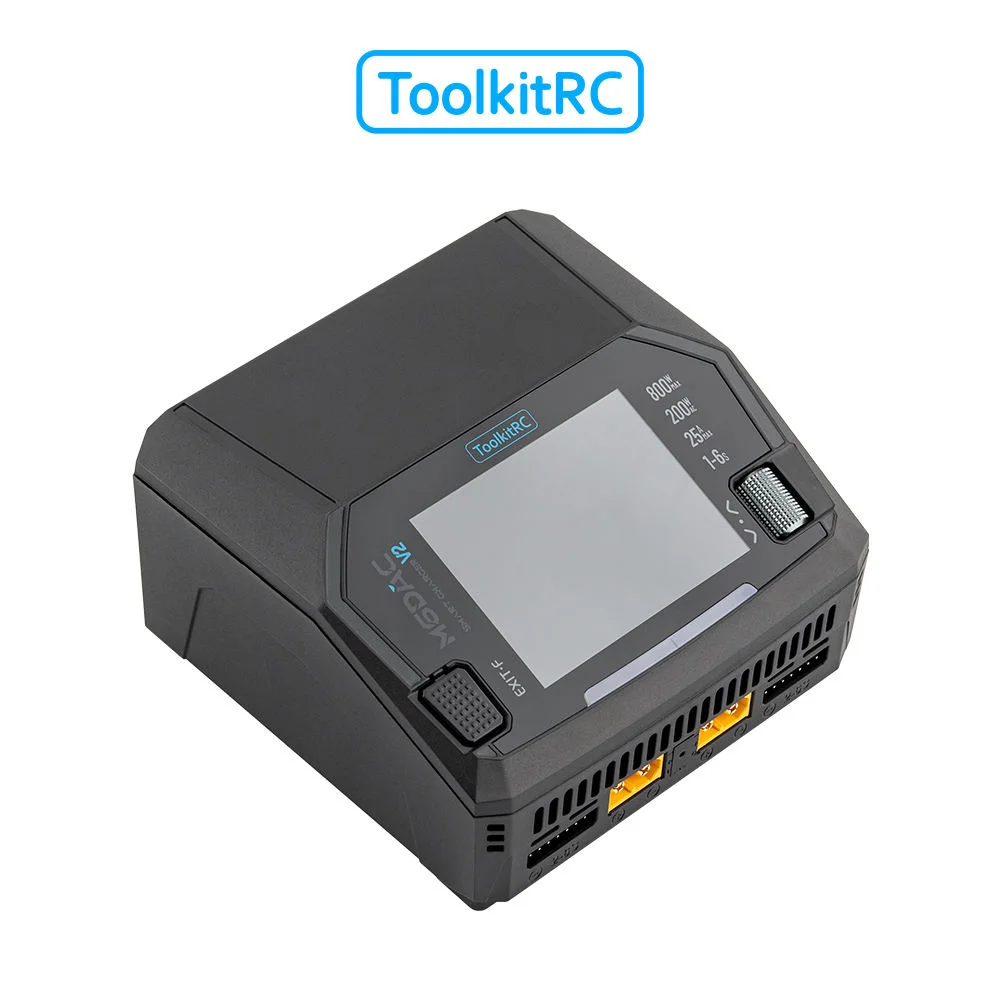 شاحن بطاريات ليثيوم بوليمر ذكي - مراجعة Toolkitrc M6Dac Smart Charger وسعره